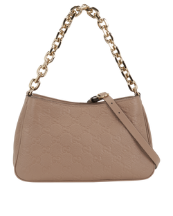 Medium Emblem, Leather, Taupe, 000926, DB/S, 3*